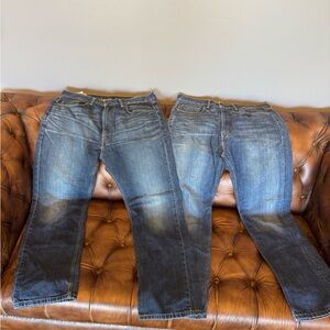 2 pair Levi's Men's 505 Jeans